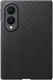 Origineel Samsung Galaxy Z Fold 8 Hoesje Carbon Magnet Back Cover Zwart afbeelding 3
