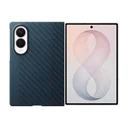 Origineel Samsung Galaxy Z Fold 8 Hoesje Carbon Magnet Back Cover Navy