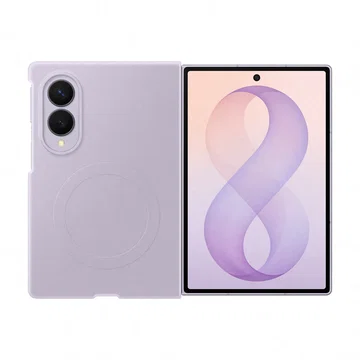 Origineel Samsung Galaxy Z Fold 8 Hoesje Siliconen Magnet Back Cover Violet