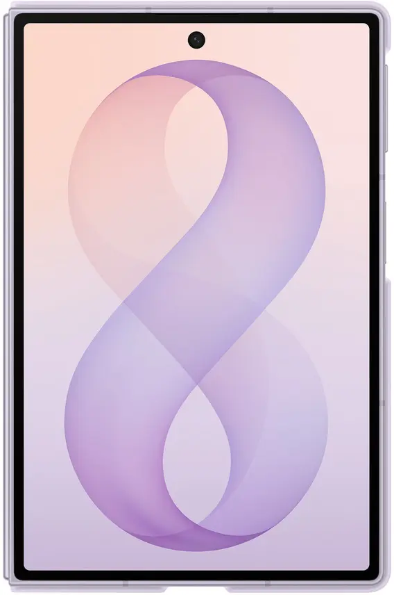 Origineel Samsung Galaxy Z Fold 8 Hoesje Siliconen Magnet Back Cover Violet afbeelding 4