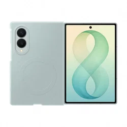 Origineel Samsung Galaxy Z Fold 8 Hoesje Siliconen Magnet Back Cover Groen afbeelding