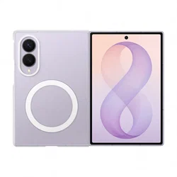 Origineel Samsung Galaxy Z Fold 8 Hoesje Clear Magnet Case Transparant afbeelding
