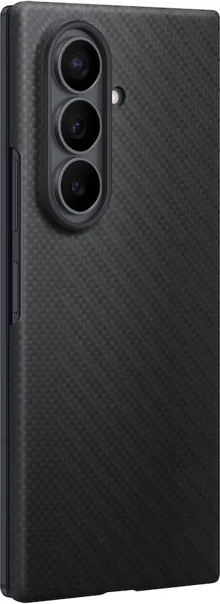 Origineel Samsung Galaxy Z Fold 8 Ultra Hoesje Carbon Magnet Back Cover Zwart afbeelding 3