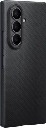 Origineel Samsung Galaxy Z Fold 8 Ultra Hoesje Carbon Magnet Back Cover Zwart afbeelding 3