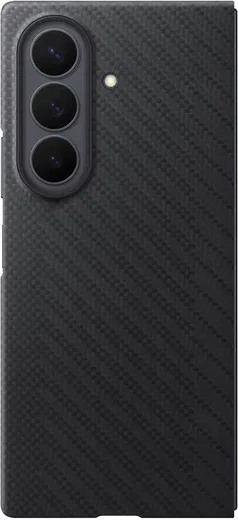Origineel Samsung Galaxy Z Fold 8 Ultra Hoesje Carbon Magnet Back Cover Zwart afbeelding 4