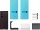 Origineel Samsung Galaxy Z Fold 8 Ultra Hoesje Carbon Magnet Back Cover Rood afbeelding 5