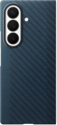 Origineel Samsung Galaxy Z Fold 8 Ultra Hoesje Carbon Magnet Back Cover Navy afbeelding 3