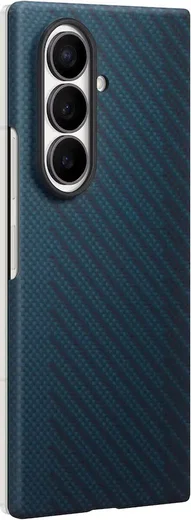 Origineel Samsung Galaxy Z Fold 8 Ultra Hoesje Carbon Magnet Back Cover Navy afbeelding 4