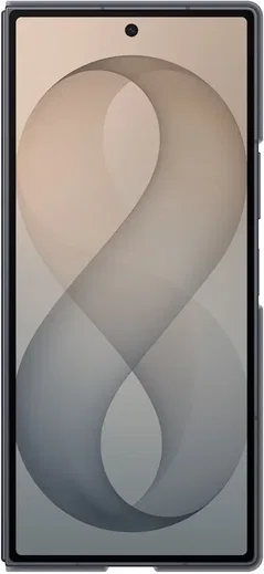 Origineel Samsung Z Fold 8 Ultra Hoesje Siliconen Magnet Back Cover Zwart afbeelding 2