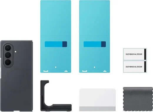 Origineel Samsung Z Fold 8 Ultra Hoesje Siliconen Magnet Back Cover Zwart afbeelding 6
