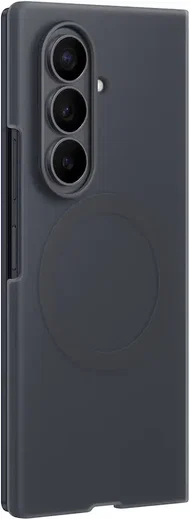 Origineel Samsung Z Fold 8 Ultra Hoesje Siliconen Magnet Back Cover Zwart afbeelding 3