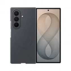 Origineel Samsung Z Fold 8 Ultra Hoesje Siliconen Magnet Back Cover Zwart afbeelding