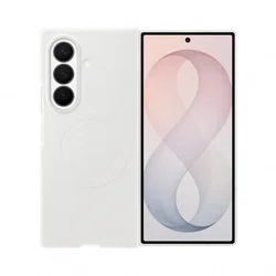Origineel Samsung Z Fold 8 Ultra Hoesje Siliconen Magnet Back Cover Wit afbeelding