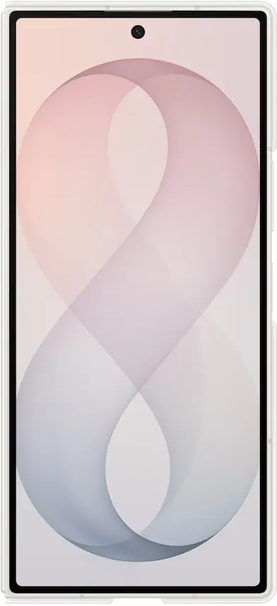 Origineel Samsung Z Fold 8 Ultra Hoesje Siliconen Magnet Back Cover Wit afbeelding 2
