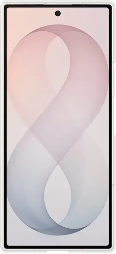 Origineel Samsung Z Fold 8 Ultra Hoesje Siliconen Magnet Back Cover Wit afbeelding 2