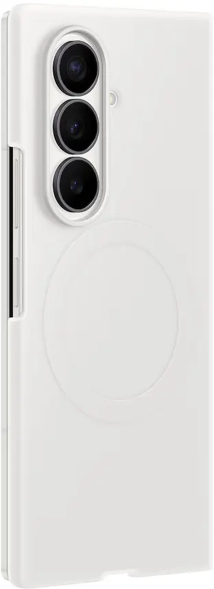 Origineel Samsung Z Fold 8 Ultra Hoesje Siliconen Magnet Back Cover Wit afbeelding 3