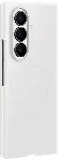 Origineel Samsung Z Fold 8 Ultra Hoesje Siliconen Magnet Back Cover Wit afbeelding 3