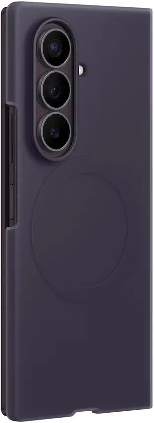Origineel Samsung Z Fold 8 Ultra Hoesje Siliconen Magnet Back Cover Violet afbeelding 2