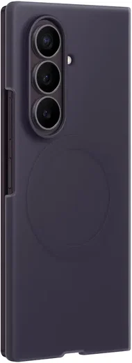 Origineel Samsung Z Fold 8 Ultra Hoesje Siliconen Magnet Back Cover Violet afbeelding 2