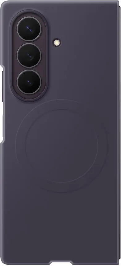 Origineel Samsung Z Fold 8 Ultra Hoesje Siliconen Magnet Back Cover Violet afbeelding 4