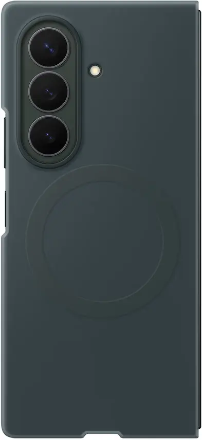 Origineel Samsung Z Fold 8 Ultra Hoesje Siliconen Magnet Back Cover Groen afbeelding 4