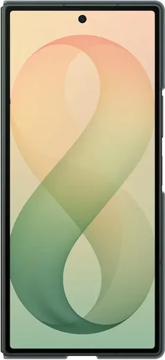 Origineel Samsung Z Fold 8 Ultra Hoesje Siliconen Magnet Back Cover Groen afbeelding 2
