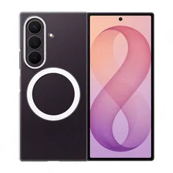 Origineel Samsung Galaxy Z Fold 8 Ultra Hoesje Clear Magnet Case Transparant afbeelding
