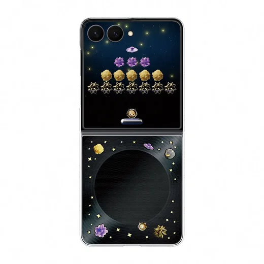 Origineel Samsung Galaxy Z Flip 8 Hoesje FlipSuit Case Print Zwart afbeelding 1