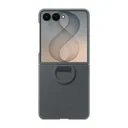 Origineel Samsung Galaxy Z Flip 8 Hoesje Magnetic Ring Case Siliconen Zwart