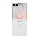 Origineel Samsung Galaxy Z Flip 8 Hoesje Magnetic Ring Case Siliconen Wit