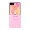 Origineel Samsung Galaxy Z Flip 8 Hoesje Magnetic Ring Case Siliconen Violet