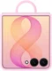 Origineel Samsung Galaxy Z Flip 8 Hoesje Magnetic Ring Case Siliconen Violet afbeelding 5