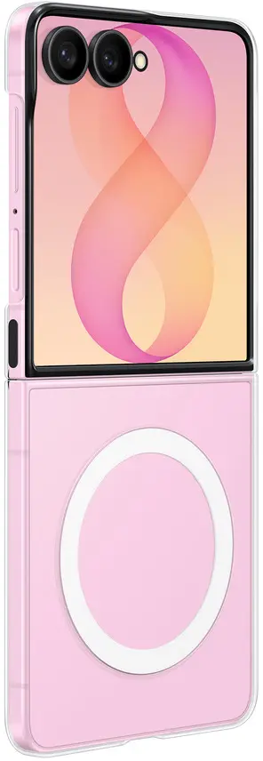 Origineel Samsung Galaxy Z Flip 8 Hoesje Clear Magnet Case Transparant afbeelding 2