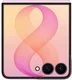 Origineel Samsung Galaxy Z Flip 8 Hoesje Clear Case Transparant afbeelding 4