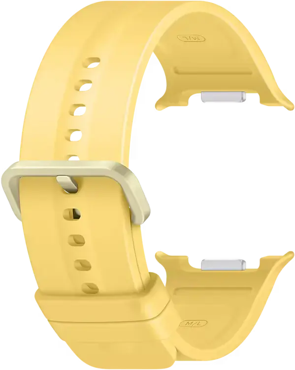 Orgineel Samsung Watch 9 Bandje Sport (S/M) Geel afbeelding 2