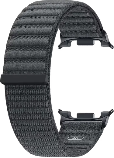 Origineel Samsung Galaxy Watch 9 Bandje Fabric (S/M) Zwart afbeelding 2