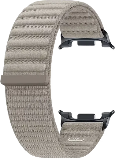 Origineel Samsung Galaxy Watch 9 Bandje Fabric (S/M) Grijs afbeelding 2