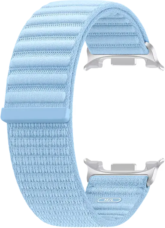 Origineel Samsung Galaxy Watch 9 Bandje Fabric (S/M) Blauw afbeelding 2