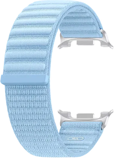 Origineel Samsung Galaxy Watch 9 Bandje Fabric (S/M) Blauw afbeelding 2