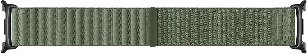 Origineel Samsung Galaxy Watch 9 Bandje Fabric (M/L) Olive afbeelding 1