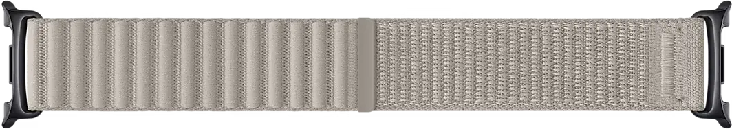 Origineel Samsung Galaxy Watch 9 Bandje Fabric (M/L) Grijs afbeelding 1