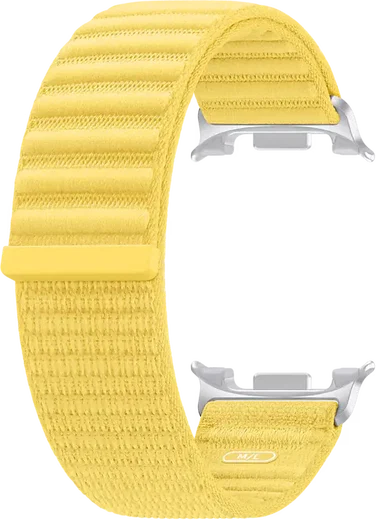 Origineel Samsung Galaxy Watch 9 Bandje Fabric (M/L) Geel afbeelding 2