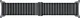 Origineel Samsung Galaxy Watch Ultra 2 Bandje - Trail Band - Zwart (S/M/L) afbeelding 2
