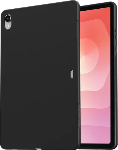 Samsung Galaxy Tab S11 Hoes Dun TPU Back Cover Zwart afbeelding 1
