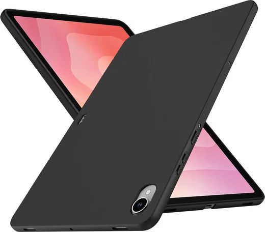Samsung Galaxy Tab S11 Hoes Dun TPU Back Cover Zwart afbeelding 2