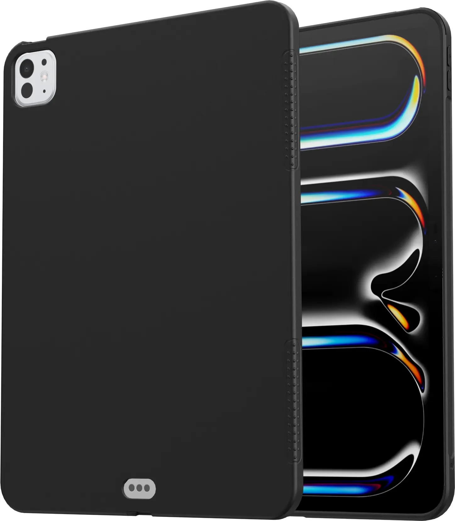 Apple iPad Pro 11 2024 / 2025 Hoes Dun TPU Back Cover Zwart afbeelding 1