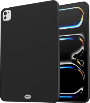 Apple iPad Pro 11 2024 / 2025 Hoes Dun TPU Back Cover Zwart