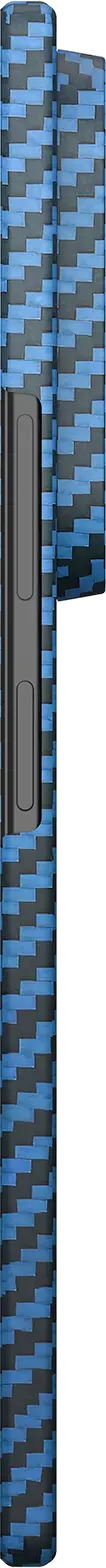 NEKIT Fiber Samsung Galaxy Z Fold 8 Ultra Hoesje MagSafe Kevlar Back Cover Blauw afbeelding 11