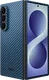 NEKIT Fiber Samsung Galaxy Z Fold 8 Ultra Hoesje MagSafe Kevlar Back Cover Blauw afbeelding 2