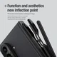 Nillkin Frosted Shield Samsung Galaxy Z Fold 8 Ultra Hoesje Pen Editie Zwart afbeelding 2